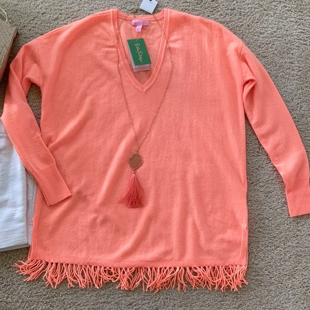 Lilly Pulitzer Alessandra Cashmere Tunic - Picture 2 of 7